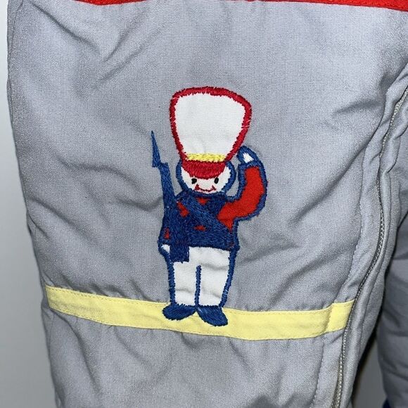 Mighty Mac Vintage Sewn Toy Soldiers Boys Gray Complete Snowsuit 12 Month Infant - Picture 2 of 11